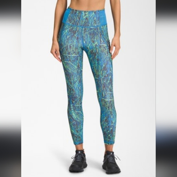 The North Face Trailwear QTM High- Rise 7/8 Tight Women’s Size L Fitted - Picture 1 of 9